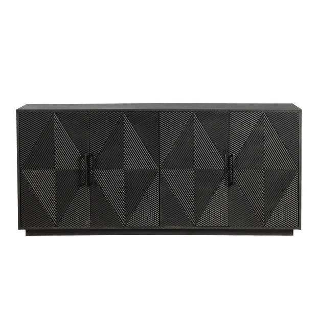 Crestview Collection Watson Black Sideboard