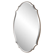 Casa Bella Living Rounded Edge Antique Bronze And Gold Finish Mirror