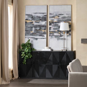 Crestview Collection Watson Black Sideboard