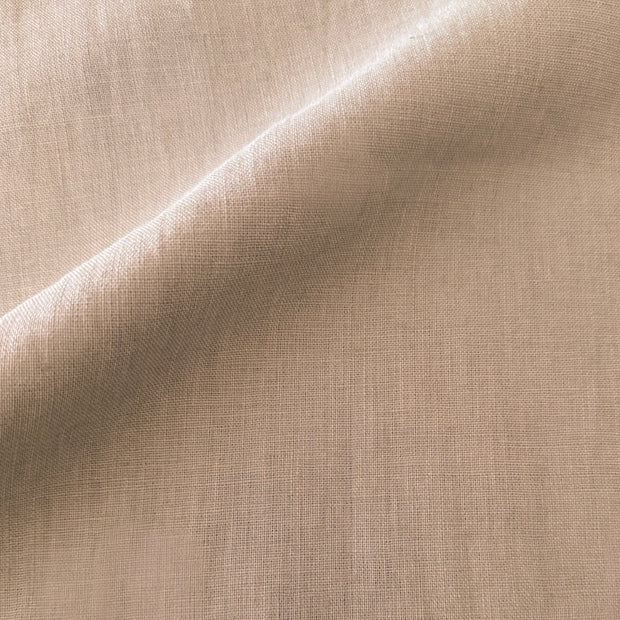 Anaya Home So Soft Linen Camel Beige Lumbar Pillow 14x40 With Down Insert