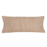 Anaya Home So Soft Linen Camel Beige Lumbar Pillow 14x40 With Down Insert