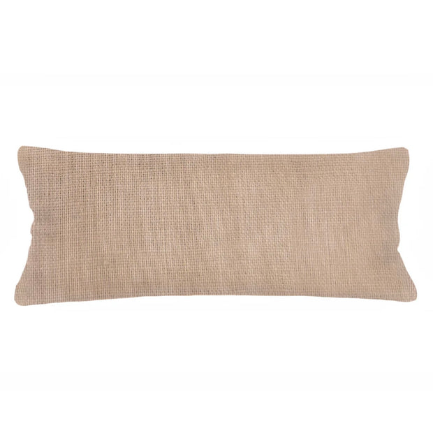 Anaya Home So Soft Linen Camel Beige Lumbar Pillow 14x40 With Down Insert