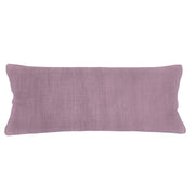 Anaya Home So Soft Linen Lavender Lumbar Pillow 14x40 With Down Insert