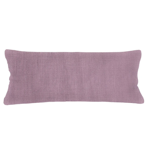 Anaya Home So Soft Linen Lavender Lumbar Pillow 14x40 With Down Insert