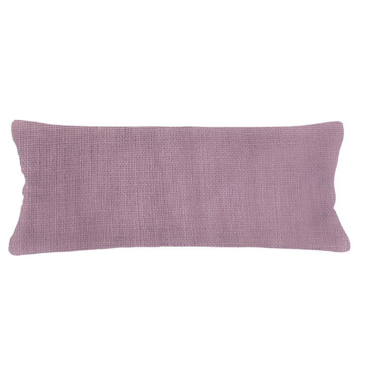 Anaya Home So Soft Linen Lavender Lumbar Pillow 14x40 With Down Insert