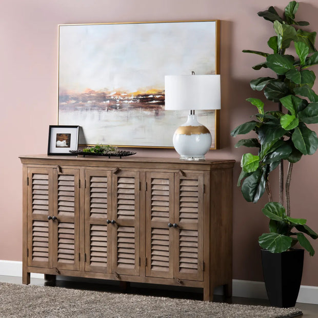 Crestview Collection Wiltshire Mango Wood Sideboard