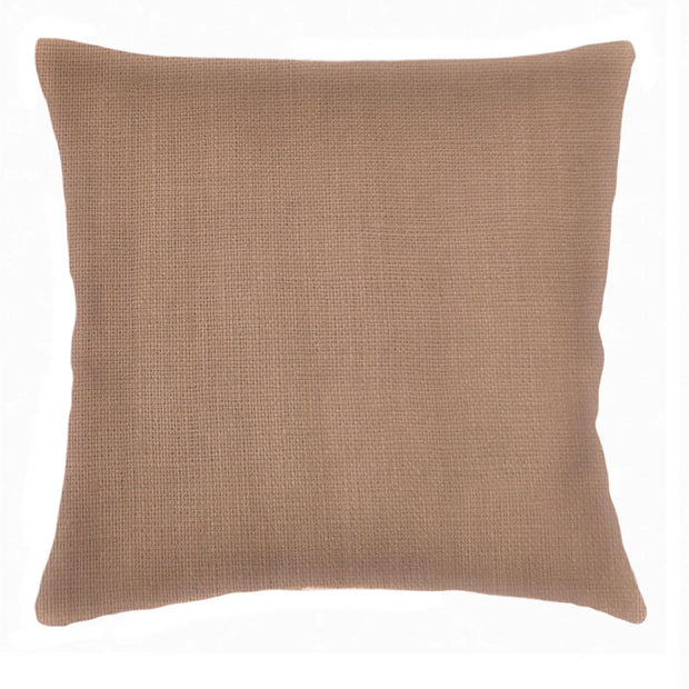 Anaya Home So Soft Linen Latte Pillow 20x20 With Down Insert