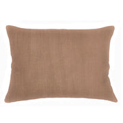 Anaya Home So Soft Linen Latte Lumbar Pillow 14x20 With Down Insert