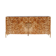 Crestview Collection Safari Bone Inlay Sideboard