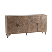 Crestview Collection Rowley Herringbone Sideboard