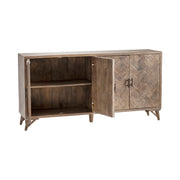 Crestview Collection Rowley Herringbone Sideboard