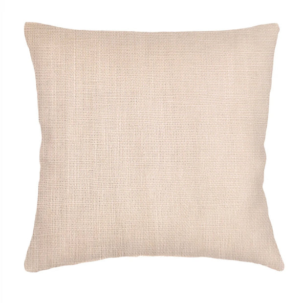 Anaya Home So Soft Linen Sandy Beige Pillow 20x20 With Down Insert