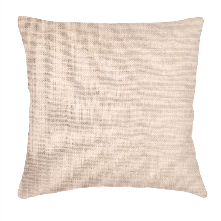 Anaya Home So Soft Linen Sandy Beige Pillow 20x20 With Down Insert
