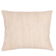 Anaya Home So Soft Linen Sandy Beige Dutch Euro Pillow 28x36 With Down Insert