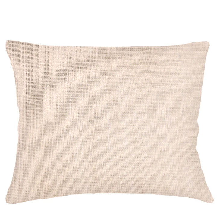 Anaya Home So Soft Linen Sandy Beige Dutch Euro Pillow 28x36 With Down Insert