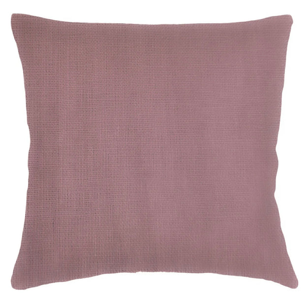 Anaya Home So Soft Linen Mauve Pillow 20x20 With Down Insert