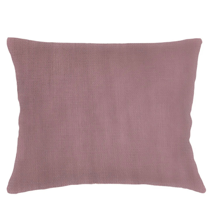 Anaya Home So Soft Linen Mauve Dutch Euro Pillow 28x36 With Down Insert
