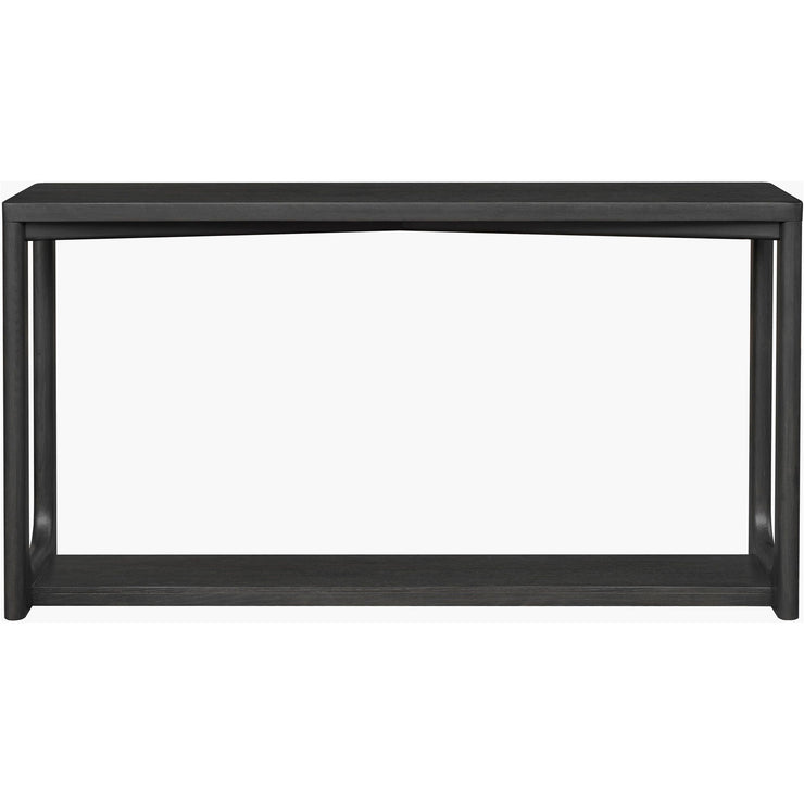 Surya Callister Modern Black Wood Console Table