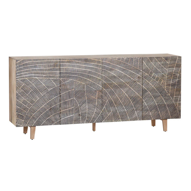 Crestview Collection Zambia Four- Door Sideboard