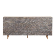 Crestview Collection Zambia Four- Door Sideboard