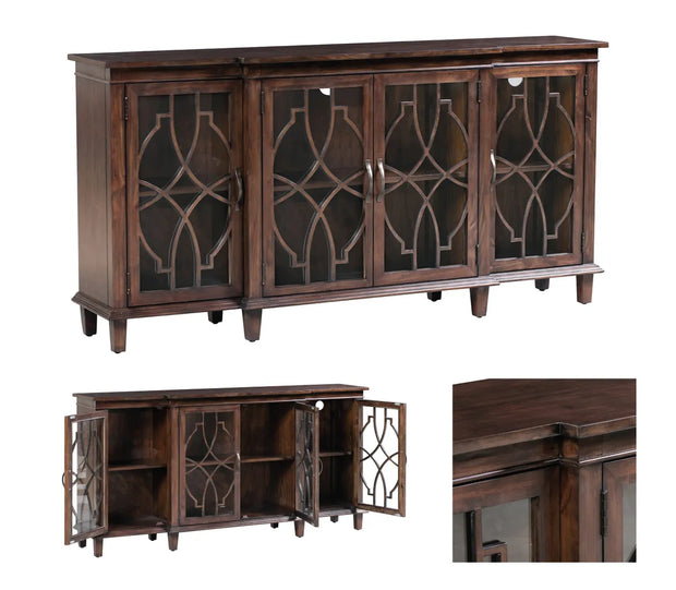Crestview Collection Rutherford 4- Door Sideboard