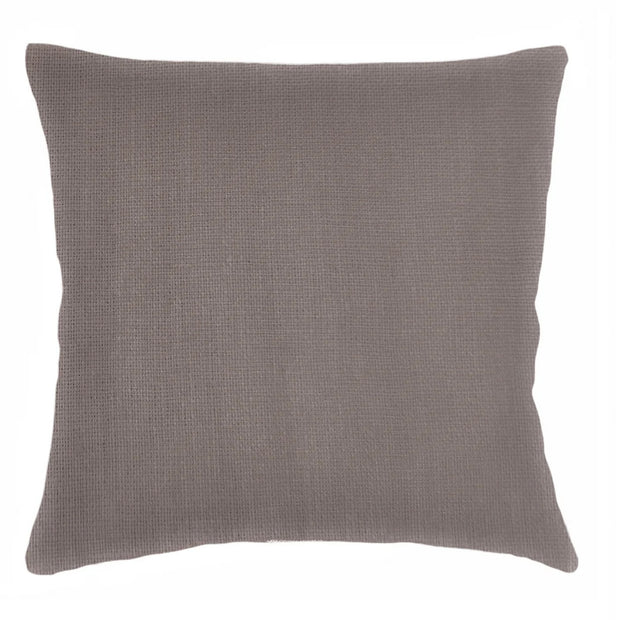 Anaya Home So Soft Linen Taupe Pillow 20x20 With Down Insert