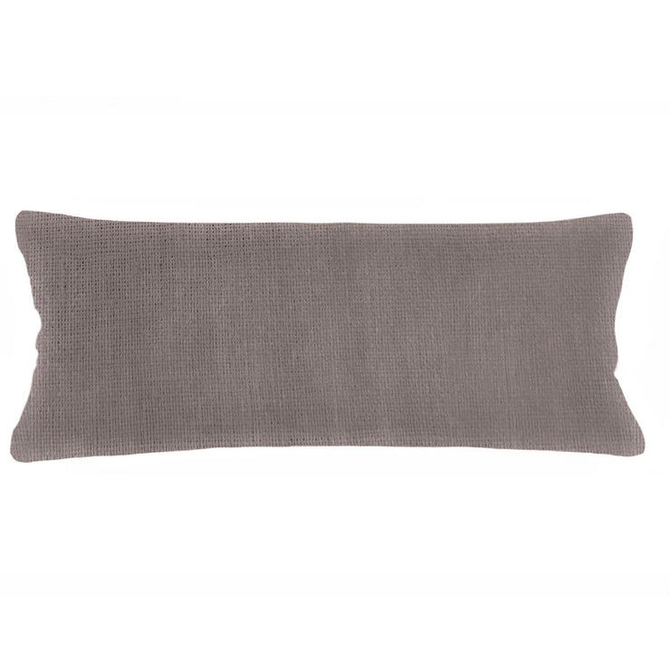 Anaya Home So Soft Linen Taupe Lumbar Pillow 14x40 With Down Insert