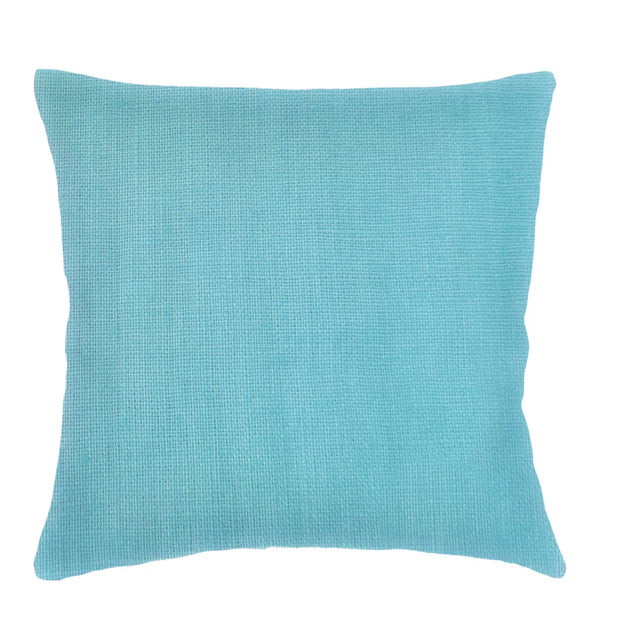 Anaya Home So Soft Linen Caribbean Blue Dutch Euro Pillow 26 x26 With Down Insert