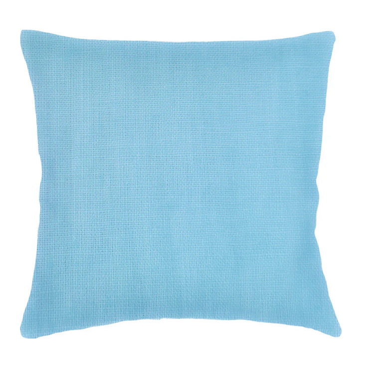 Anaya Home So Soft Linen Surf Blue Dutch Euro Pillow 26 x26 With Down Insert