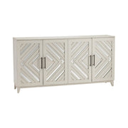 Crestview Collection Phoebe White Acacia Wood Sideboard