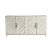 Crestview Collection Phoebe White Acacia Wood Sideboard