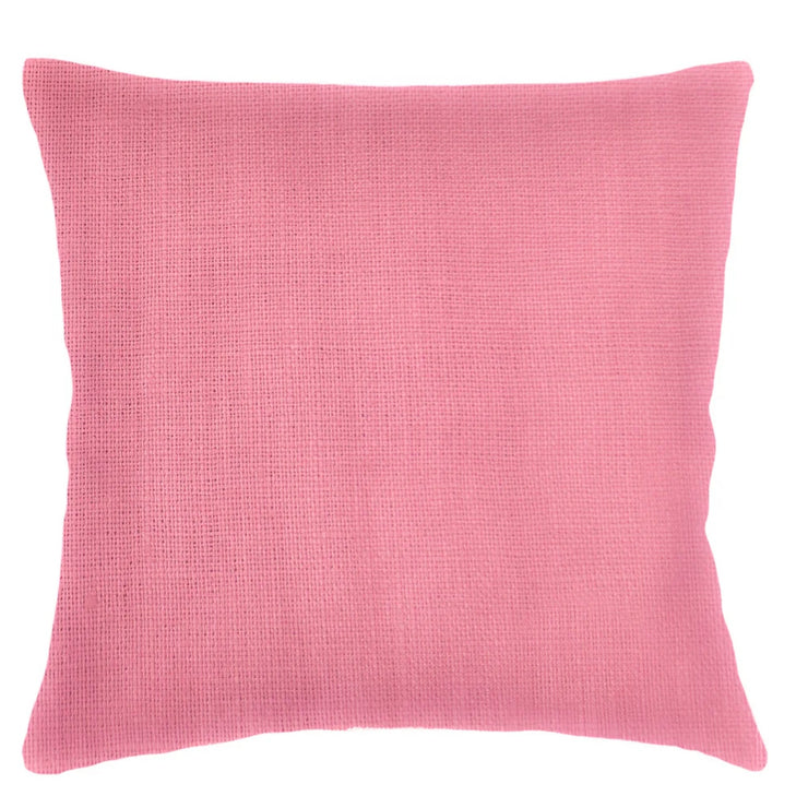 Anaya Home So Soft Linen Rogue Pink Pillow 20x20 With Down Insert