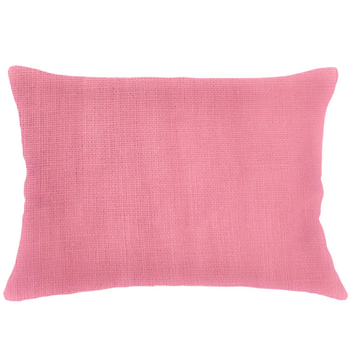 Anaya Home So Soft Linen Rogue Pink Dutch Euro Pillow 28x36 With Down Insert