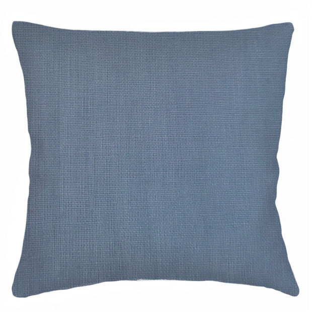 Anaya Home So Soft Linen Cape Blue Pillow 20x20 With Down Insert