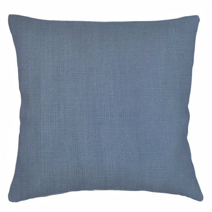 Anaya Home So Soft Linen Cape Blue Pillow 20x20 With Down Insert