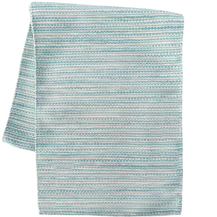 Anaya Home Bay View Aqua Indoor Outdoor Table Runner