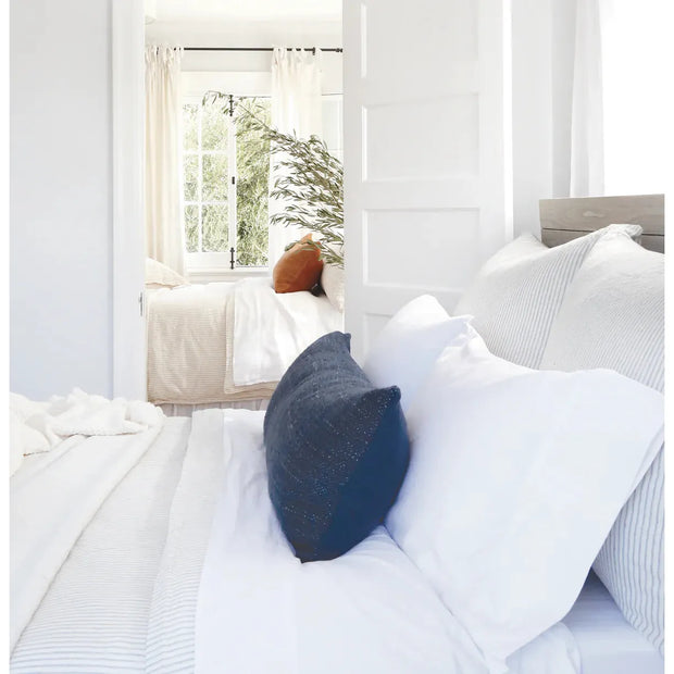 Pom Pom at Home Hendrick Hand Woven Linen Pillow with Insert ~ 14 x 40 ~ Available in 7 Colors