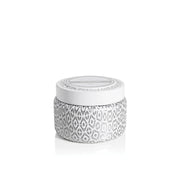 Capri Blue Volcano White Printed Travel Tin Candle 8 oz