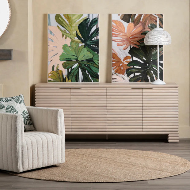 Crestview Collection Piper 4- Door Sideboard