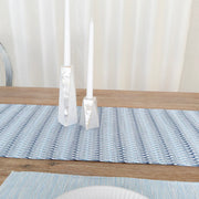 Anaya Home Summer Twist Blue Indoor Outdoor Table Runner