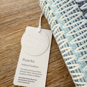 Anaya Home Summer Twist Blue Indoor Outdoor Table Runner