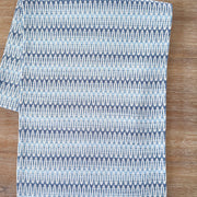 Anaya Home Summer Twist Blue Indoor Outdoor Table Runner
