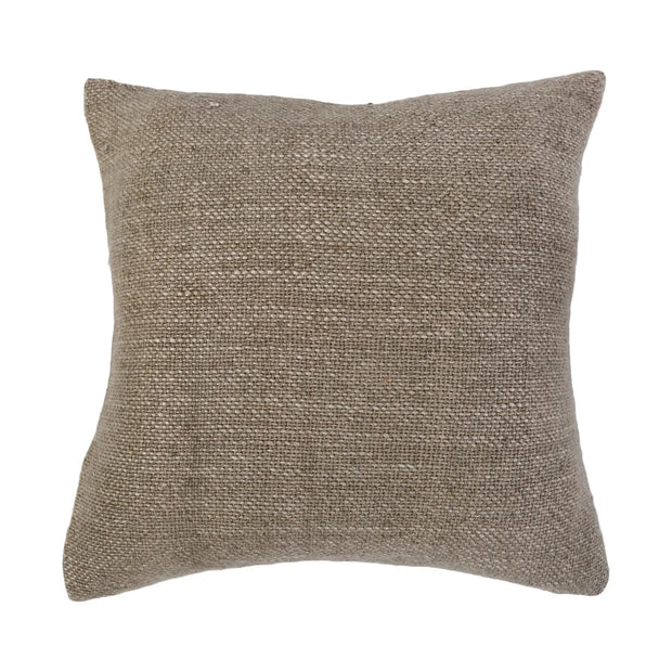 Pom Pom at Home Hendrick Hand Woven Linen Pillow with Insert ~ 20 x 20 ~ Available in 7 Colors