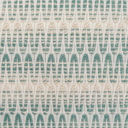 Anaya Home Summer Twist Aqua Indoor Outdoor Table Runner