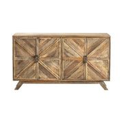 Crestview Collection Rowan Repurposed Barn Door Sideboard
