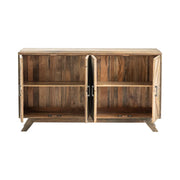 Crestview Collection Rowan Repurposed Barn Door Sideboard
