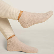 Barefoot Dreams CozyChic 2 Pair Tennis Sock Set ~ Stone