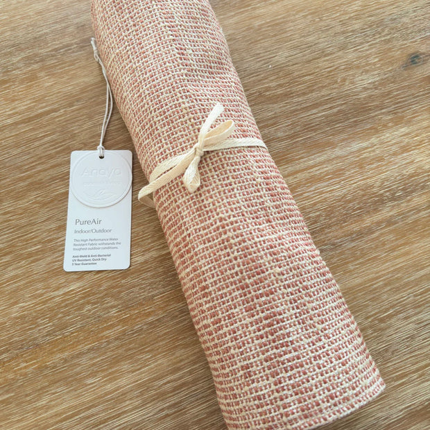 Anaya Home Seaside Smooth Desert Red  Indoor Outdoor Table Runner