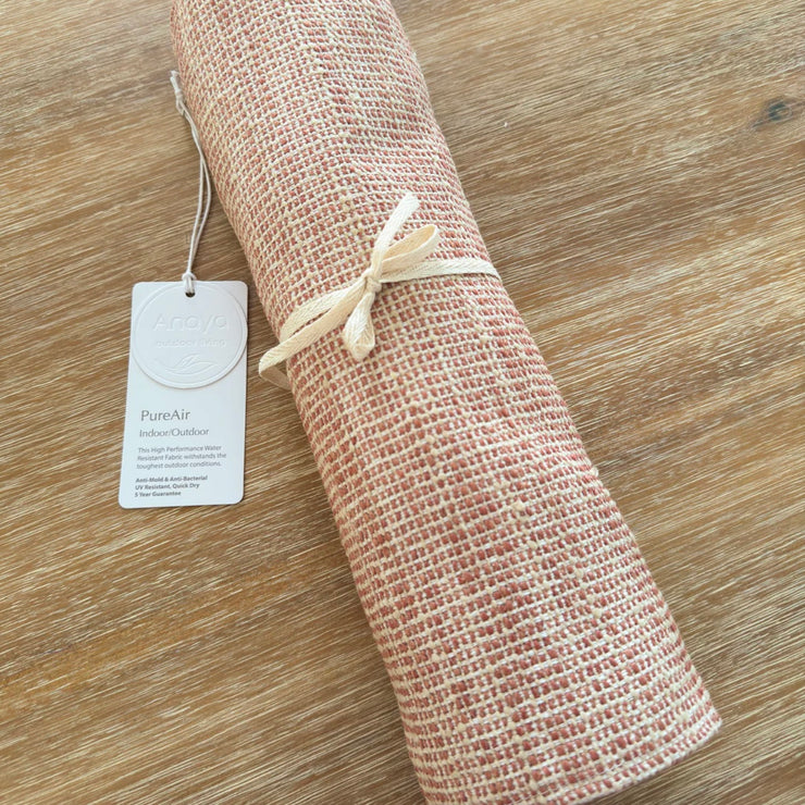 Anaya Home Seaside Smooth Desert Red  Indoor Outdoor Table Runner