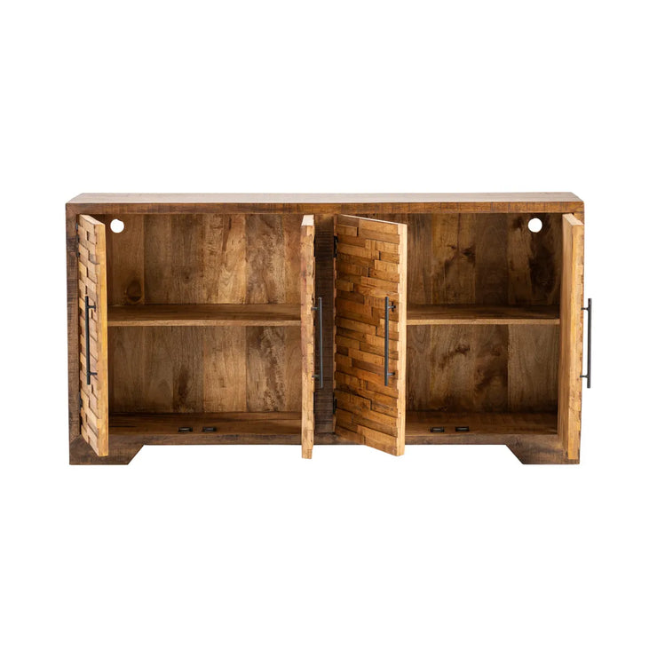 Crestview Collection Thompson Mango Wood Sideboard